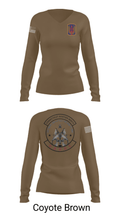 1-169th E Company 39061427 Women's Long Sleeve V-neck Shirt - 16