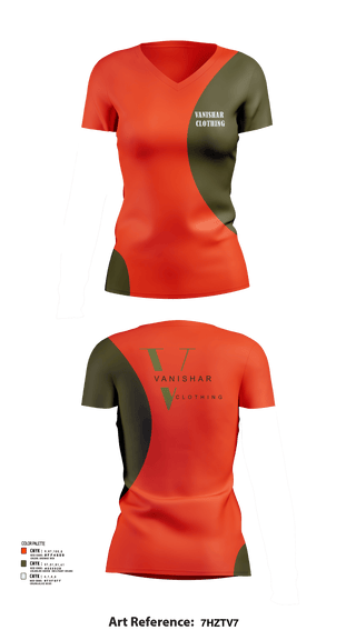 Womens Short Sleeve Vneck Shirt, Vanishar clothing, , Teamtime, Team time, sublimation, custom sports apparel, team uniforms, spirit wear, spiritwear, sports uniforms, custom shirts, team store, custom team store, fundraiser sports, apparel fundraiser