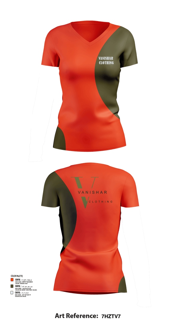 Womens Short Sleeve Vneck Shirt, Vanishar clothing, , Teamtime, Team time, sublimation, custom sports apparel, team uniforms, spirit wear, spiritwear, sports uniforms, custom shirts, team store, custom team store, fundraiser sports, apparel fundraiser