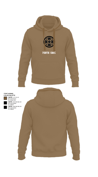 Hoodie, 758th SMC, Army, Teamtime, Team time, sublimation, custom sports apparel, team uniforms, spirit wear, spiritwear, sports uniforms, custom shirts, team store, custom team store, fundraiser sports, apparel fundraiser
