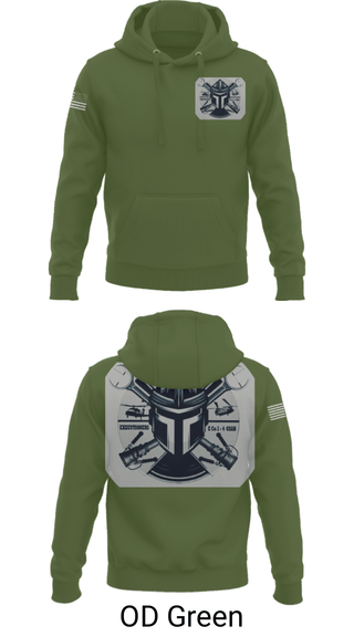 Hoodie, 2-4 GSAB ECHO CO., Army, Teamtime, Team time, sublimation, custom sports apparel, team uniforms, spirit wear, spiritwear, sports uniforms, custom shirts, team store, custom team store, fundraiser sports, apparel fundraiser