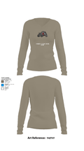 Bucklin R-2 High School Cheer 73850439 Women's Long Sleeve V-neck Shirt - 28
