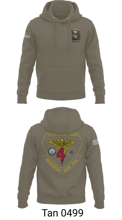 4th Med Battalion 81744782 Hoodie - 78