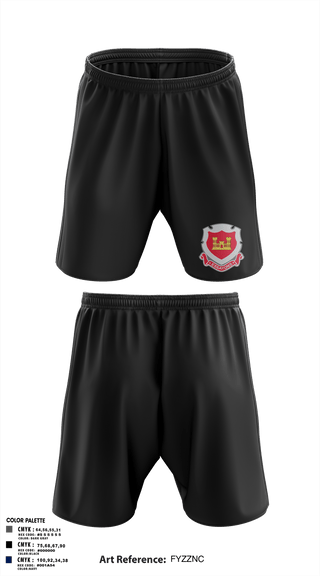 Athletic Shorts With Pockets, Station 51, Fire Department, Teamtime, Team time, sublimation, custom sports apparel, team uniforms, spirit wear, spiritwear, sports uniforms, custom shirts, team store, custom team store, fundraiser sports, apparel fundraiser