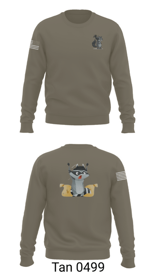Crew Neck Sweatshirt, 2-2 B Co., Army, Teamtime, Team time, sublimation, custom sports apparel, team uniforms, spirit wear, spiritwear, sports uniforms, custom shirts, team store, custom team store, fundraiser sports, apparel fundraiser