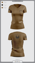 TRF 911 66573604 Women's Short Sleeve V-neck Shirt - 5