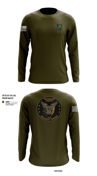 Long Sleeve Performance Shirt, 314th Security Forces Squadron, Air Force, Teamtime, Team time, sublimation, custom sports apparel, team uniforms, spirit wear, spiritwear, sports uniforms, custom shirts, team store, custom team store, fundraiser sports, apparel fundraiser