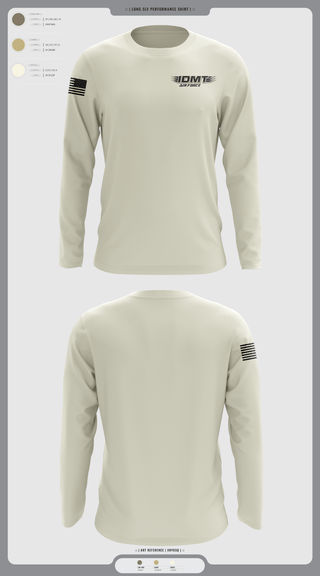 Long Sleeve Performance Shirt, IDMT, Air Force, Teamtime, Team time, sublimation, custom sports apparel, team uniforms, spirit wear, spiritwear, sports uniforms, custom shirts, team store, custom team store, fundraiser sports, apparel fundraiser
