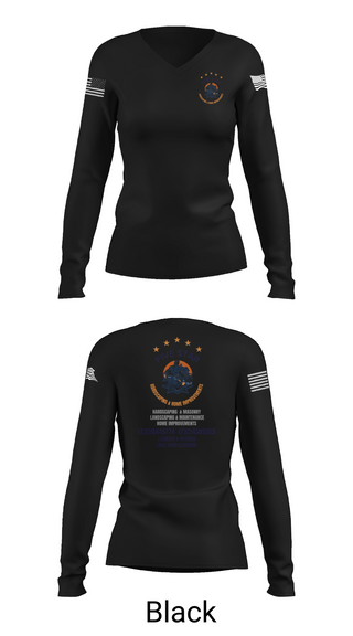 Womens Long Sleeve Vneck Shirt, 5 Star, , Teamtime, Team time, sublimation, custom sports apparel, team uniforms, spirit wear, spiritwear, sports uniforms, custom shirts, team store, custom team store, fundraiser sports, apparel fundraiser