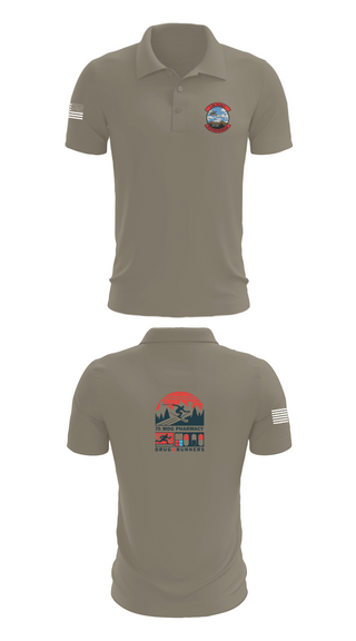 Short Sleeve Performance Polo, 75 HCOS SGGD, Air Force, Teamtime, Team time, sublimation, custom sports apparel, team uniforms, spirit wear, spiritwear, sports uniforms, custom shirts, team store, custom team store, fundraiser sports, apparel fundraiser
