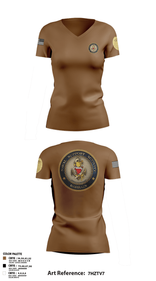 Womens Short Sleeve Vneck Shirt, CMAA, Navy, Teamtime, Team time, sublimation, custom sports apparel, team uniforms, spirit wear, spiritwear, sports uniforms, custom shirts, team store, custom team store, fundraiser sports, apparel fundraiser