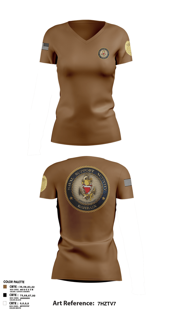 Womens Short Sleeve Vneck Shirt, CMAA, Navy, Teamtime, Team time, sublimation, custom sports apparel, team uniforms, spirit wear, spiritwear, sports uniforms, custom shirts, team store, custom team store, fundraiser sports, apparel fundraiser