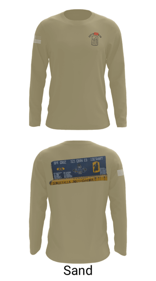 Long Sleeve Performance Shirt, 323 chem maint, Army, Teamtime, Team time, sublimation, custom sports apparel, team uniforms, spirit wear, spiritwear, sports uniforms, custom shirts, team store, custom team store, fundraiser sports, apparel fundraiser