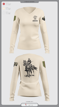 CGMCG 4385904 Women's Long Sleeve V-neck Shirt - 2