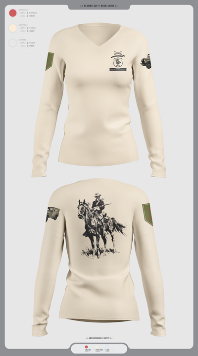 CGMCG 4385904 Women's Long Sleeve V-neck Shirt - 2
