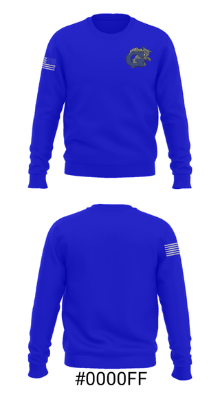 Crew Neck Sweatshirt, Garinger High School Tennis, Spirit Store, Teamtime, Team time, sublimation, custom sports apparel, team uniforms, spirit wear, spiritwear, sports uniforms, custom shirts, team store, custom team store, fundraiser sports, apparel fundraiser