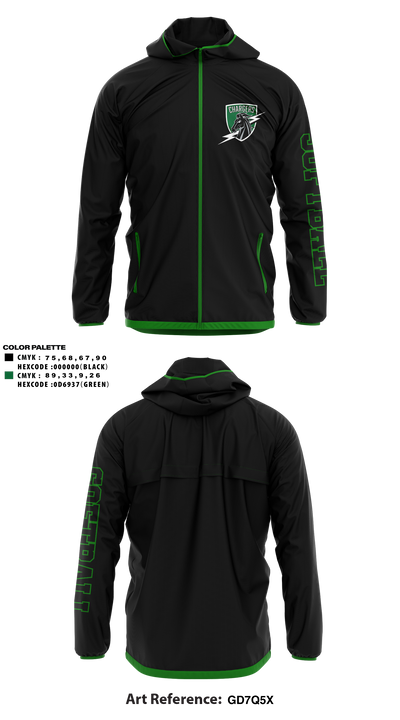 Howell Cheney Technical High School Softball 84997147 Windbreaker - 5