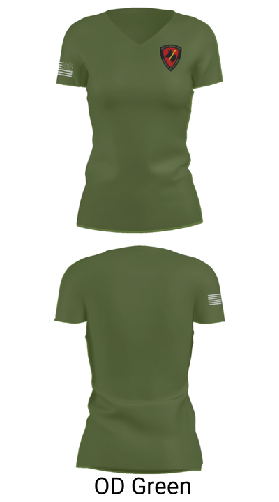Naval Base Kitsap K9 Unit 4831099 Women's Short Sleeve V-neck Shirt - 46
