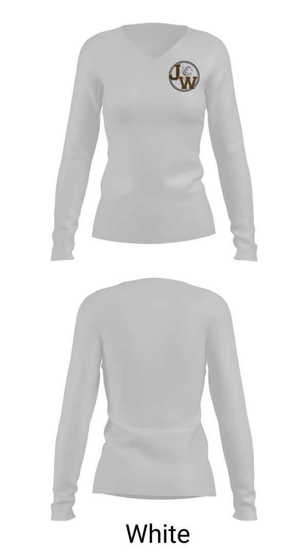 Womens Long Sleeve Vneck Shirt 1, Jerome High School Wrestling, Wrestling, Teamtime, Team time, sublimation, custom sports apparel, team uniforms, spirit wear, spiritwear, sports uniforms, custom shirts, team store, custom team store, fundraiser sports, apparel fundraiser