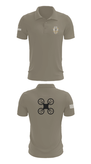 Short Sleeve Performance Polo, UAS Pilot, Police, Teamtime, Team time, sublimation, custom sports apparel, team uniforms, spirit wear, spiritwear, sports uniforms, custom shirts, team store, custom team store, fundraiser sports, apparel fundraiser