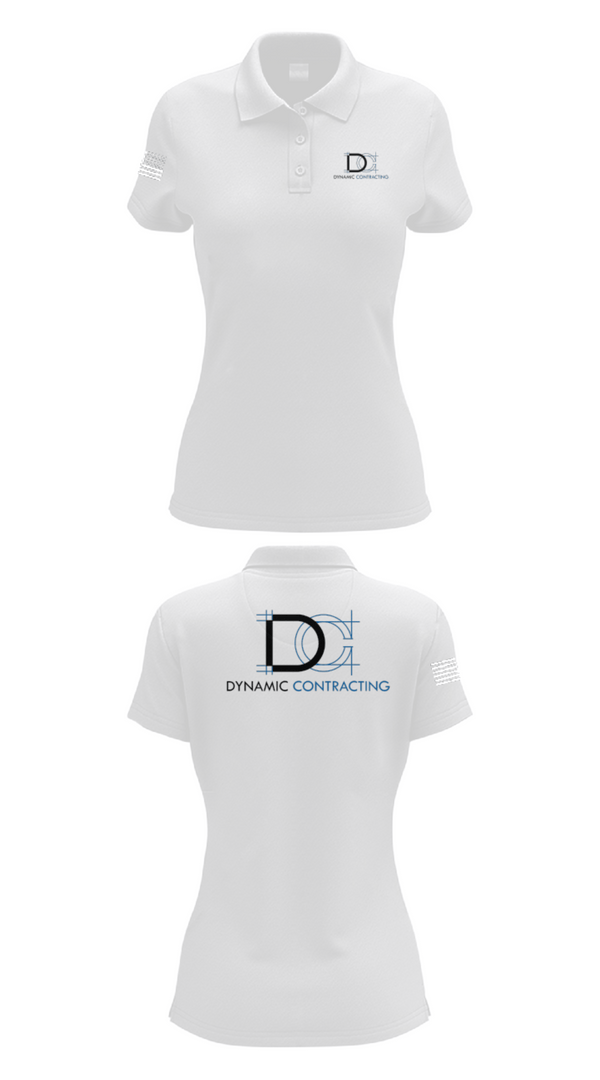Women's Short Sleeve Performance Polo, Dynamic ContractingDynamic Contracting, , Teamtime, Team time, sublimation, custom sports apparel, team uniforms, spirit wear, spiritwear, sports uniforms, custom shirts, team store, custom team store, fundraiser sports, apparel fundraiser