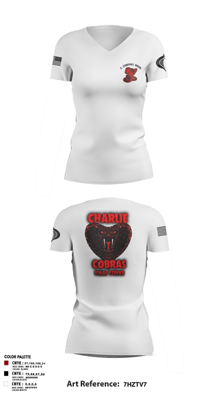 Womens Short Sleeve Vneck Shirt, C. Company, MRBn, Army, Teamtime, Team time, sublimation, custom sports apparel, team uniforms, spirit wear, spiritwear, sports uniforms, custom shirts, team store, custom team store, fundraiser sports, apparel fundraiser