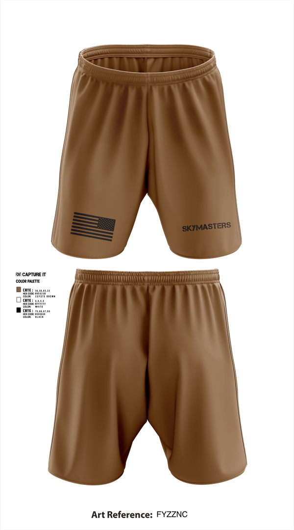 Athletic Shorts With Pockets, Skymasters, Army, Teamtime, Team time, sublimation, custom sports apparel, team uniforms, spirit wear, spiritwear, sports uniforms, custom shirts, team store, custom team store, fundraiser sports, apparel fundraiser