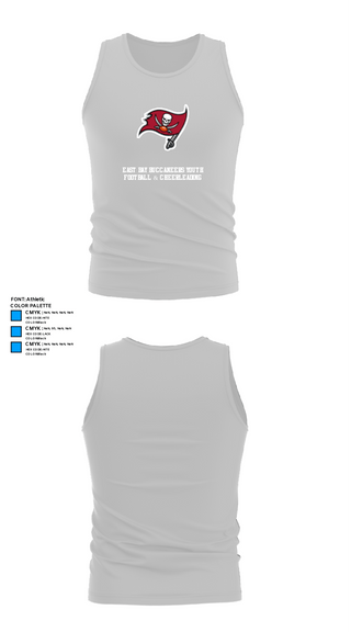 Tank Top, East Bay Buccaneers Youth Football & Cheerleading, Football, Teamtime, Team time, sublimation, custom sports apparel, team uniforms, spirit wear, spiritwear, sports uniforms, custom shirts, team store, custom team store, fundraiser sports, apparel fundraiser