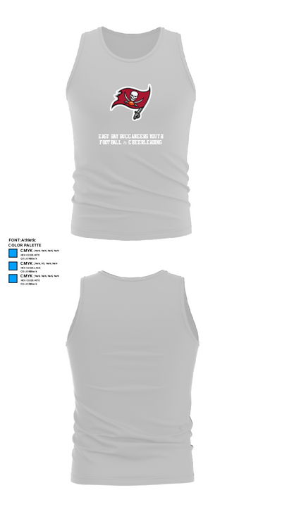 East Bay Buccaneers Youth Football & Cheerleading 62610501 Tank Top - 13