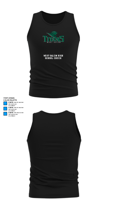 West Salem High School Cheer 17406902 Tank Top - 32
