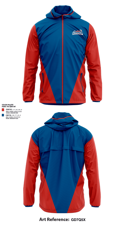 Arcadia Little League Baseball 71196264 Windbreaker - 4