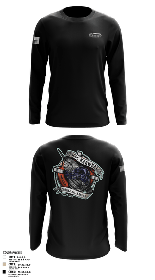 Long Sleeve Performance Shirt, CHC NARWHAL, Coast Guard, Teamtime, Team time, sublimation, custom sports apparel, team uniforms, spirit wear, spiritwear, sports uniforms, custom shirts, team store, custom team store, fundraiser sports, apparel fundraiser