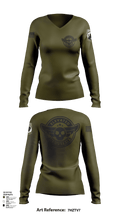 Elevated Industries 26715295 Women's Long Sleeve V-neck Shirt - 104