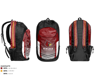 Gear Bag, Winlock Middle School Cross Country, Cross Country, Teamtime, Team time, sublimation, custom sports apparel, team uniforms, spirit wear, spiritwear, sports uniforms, custom shirts, team store, custom team store, fundraiser sports, apparel fundraiser