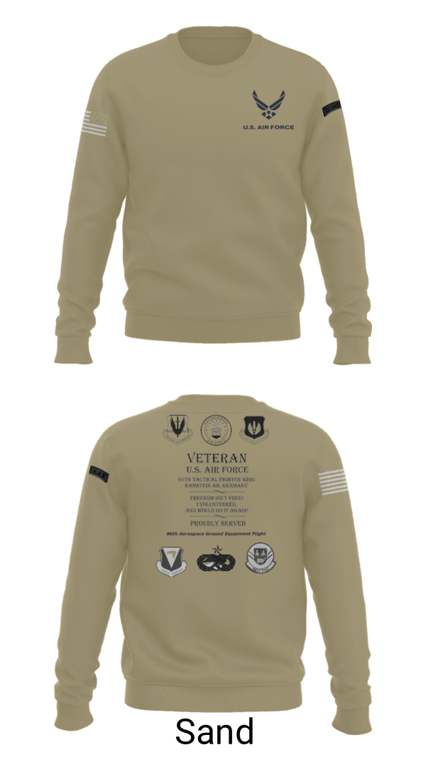 Crew Neck Sweatshirt, Ramstein AGE, , Teamtime, Team time, sublimation, custom sports apparel, team uniforms, spirit wear, spiritwear, sports uniforms, custom shirts, team store, custom team store, fundraiser sports, apparel fundraiser