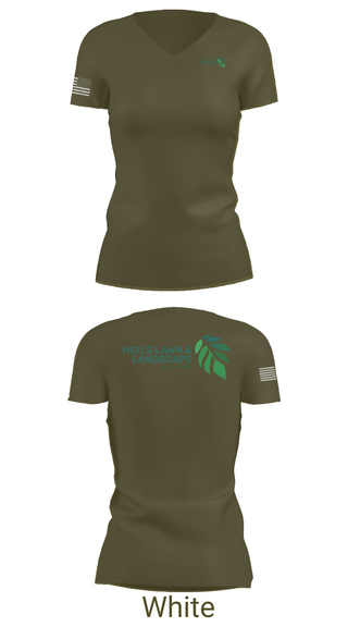 Womens Short Sleeve Vneck Shirt, Moils Lawn and landscape, , Teamtime, Team time, sublimation, custom sports apparel, team uniforms, spirit wear, spiritwear, sports uniforms, custom shirts, team store, custom team store, fundraiser sports, apparel fundraiser