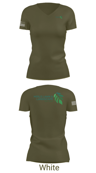 Moils Lawn and landscape 2540388 Women's Short Sleeve V-neck Shirt - 19