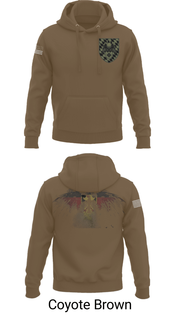 Hoodie, 3./HSchRgt1, Army, Teamtime, Team time, sublimation, custom sports apparel, team uniforms, spirit wear, spiritwear, sports uniforms, custom shirts, team store, custom team store, fundraiser sports, apparel fundraiser