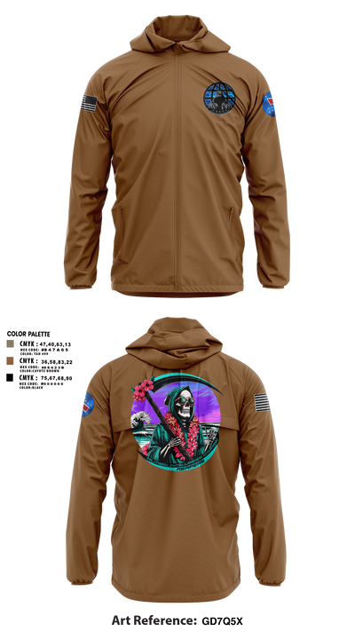 REAPERS, FT SHAFTER 63519061 Windbreaker - 2