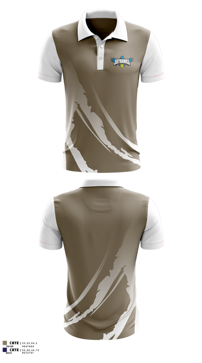 Simcoe Tennis Skyhawks Short Sleeve Performance Polo - 15