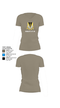USMAPS AY 25 34180686 Women's Short Sleeve V-neck Shirt - 64