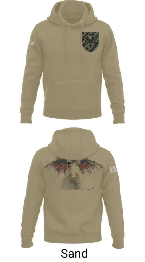 Hoodie, 3./HSchRgt1, Army, Teamtime, Team time, sublimation, custom sports apparel, team uniforms, spirit wear, spiritwear, sports uniforms, custom shirts, team store, custom team store, fundraiser sports, apparel fundraiser
