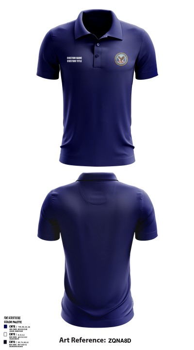 Veterans Affairs IT Short Sleeve Performance Polo - 2