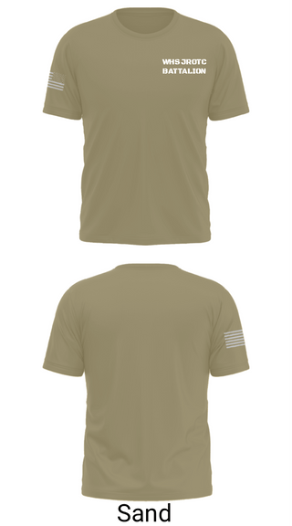 Old School Cotton Feel Shirt, WHS JROTC BATTALION, Army, Teamtime, Team time, sublimation, custom sports apparel, team uniforms, spirit wear, spiritwear, sports uniforms, custom shirts, team store, custom team store, fundraiser sports, apparel fundraiser