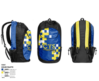 Gear Bag, ColdWater Cougara 'Shelby Youth Sports', Track & Field, Teamtime, Team time, sublimation, custom sports apparel, team uniforms, spirit wear, spiritwear, sports uniforms, custom shirts, team store, custom team store, fundraiser sports, apparel fundraiser