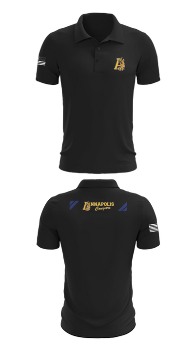 AHS STEP TEAM 90030134 Short Sleeve Performance Polo - 28