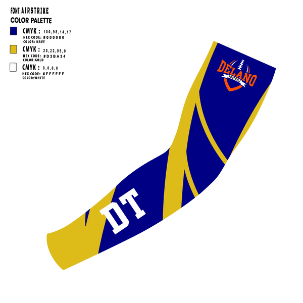 Arm Sleeve, DT Football, , Teamtime, Team time, sublimation, custom sports apparel, team uniforms, spirit wear, spiritwear, sports uniforms, custom shirts, team store, custom team store, fundraiser sports, apparel fundraiser