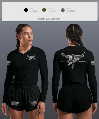 Womens Long Sleeve Vneck Shirt 1, Livingston Police Emergency Service Unit, , Teamtime, Team time, sublimation, custom sports apparel, team uniforms, spirit wear, spiritwear, sports uniforms, custom shirts, team store, custom team store, fundraiser sports, apparel fundraiser