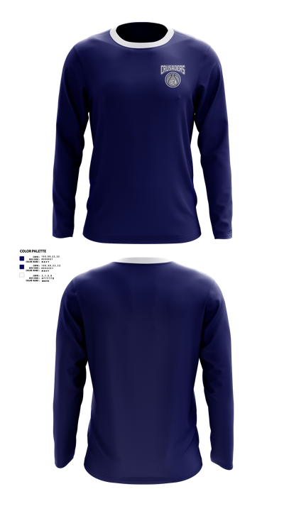 Ohio Christian Academy 49971737 Long Sleeve Performance Shirt 1