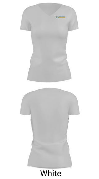 Women's Short Sleeve Vneck Shirt, Rock Bridge High School Tennis, Tennis, Teamtime, Team time, sublimation, custom sports apparel, team uniforms, spirit wear, spiritwear, sports uniforms, custom shirts, team store, custom team store, fundraiser sports, apparel fundraiser